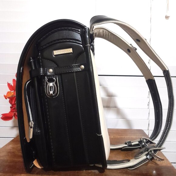 Miki House Japanese Backpack Faux Leather SOME WEAR VIEW PICTURES - Picture 3 of 8